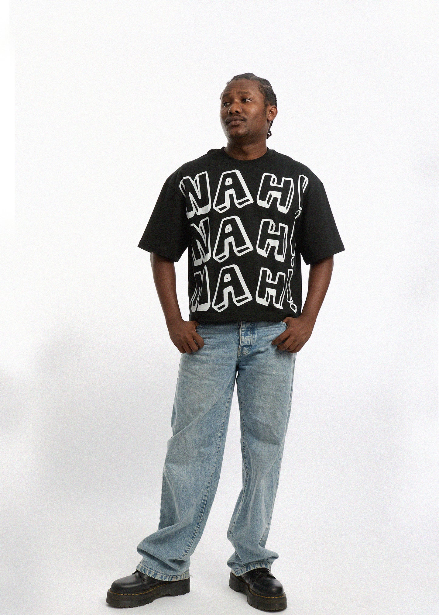 NAH! UNISEX BOXY T SHIRT